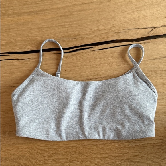 Vuori - Halo Essential Bra - Small - Pale Grey Heather - Picture 2 of 11